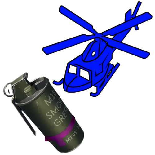 Expert heli signal icon