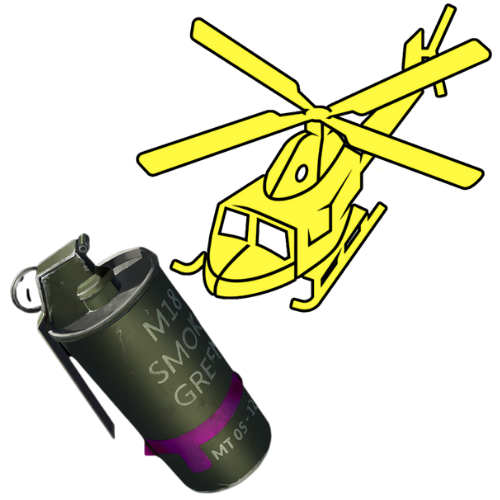 Medium heli signal icon