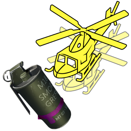 Multi Medium heli signal icon