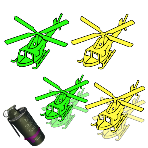 Wave Medium heli signal icon