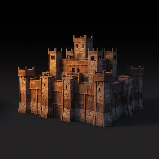 A huge fortress